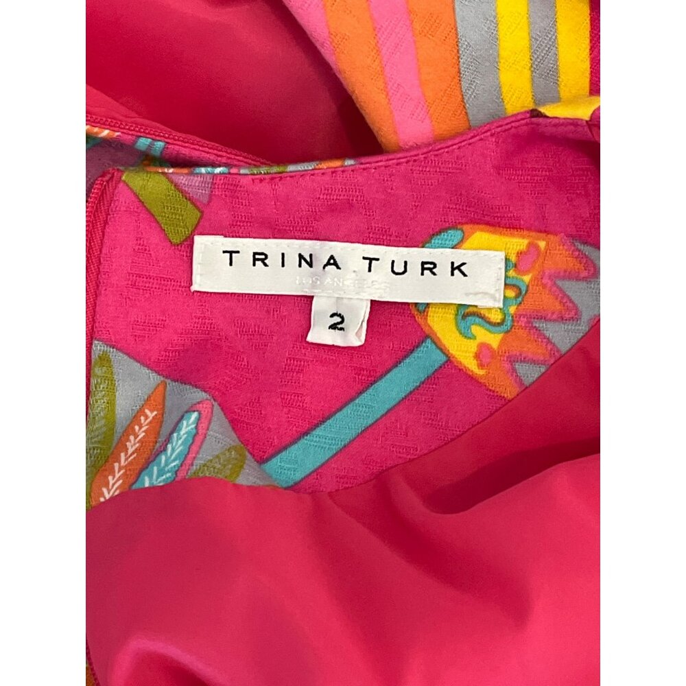 Trina Turk Pink Floral Dress - Picture 3 of 3